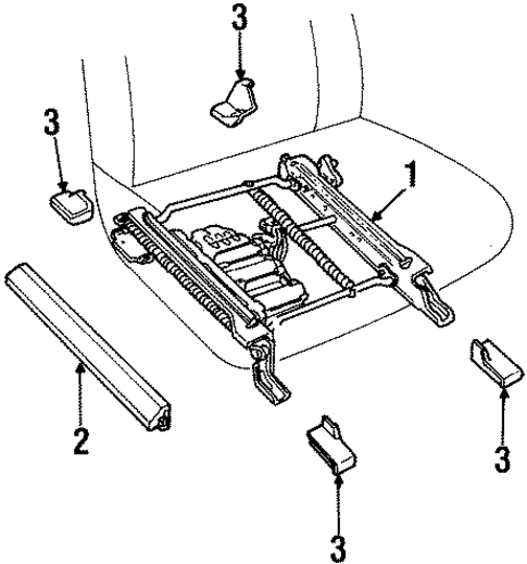 Tracks & Components for 1994 Ford Crown Victoria #1