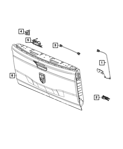 Radio, Antenna, Speakers, DVD, and Video systems for 2019 Ram 1500 Classic #3