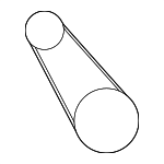 H30115908 - Cooling System: Water Pump Belt for Mazda: CX-70, CX-90 Image