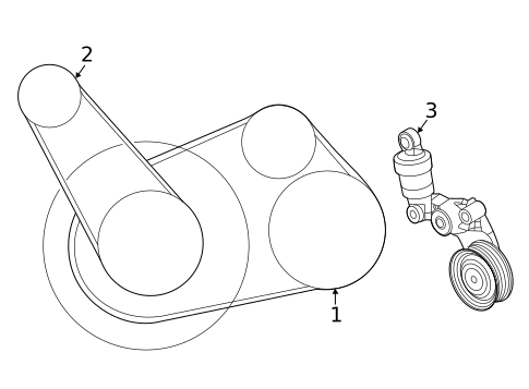 Belts & Pulleys for 2024 Mazda CX-90 #0