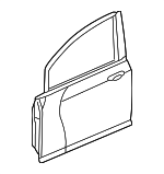 67050TK6306ZZ - Body: Door Shell for Honda: Fit Image