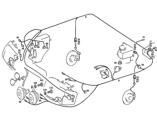 2015403406 - : Wiring Harness for Mercedes-Benz Image