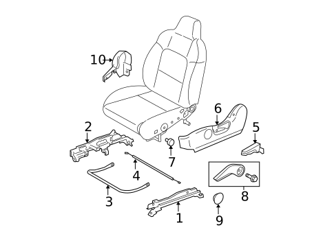 Tracks & Components for 2006 Subaru Legacy #1