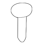 G0456886500 - Body: Absorber Fastener for Mazda: 6, Protege, Protege5 Image