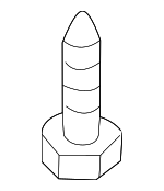 Genuine OEM Headlamp Assembly Mount Bolt – Mazda Part # 9YA590602A