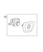 5RC76HWLAG - : With Bezel Camera Assembly for Mopar Image