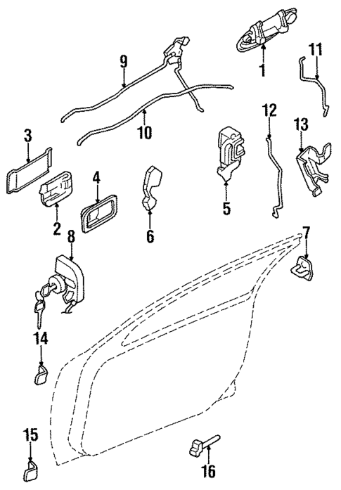 Door for 1999 Nissan Maxima #0