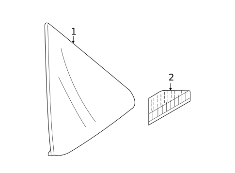 Glass & Hardware for 2012 Mazda 3 #0