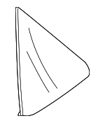 BBN762950D - : Quarter Glass - Passenger Side (RH) for Mazda: 3 Image