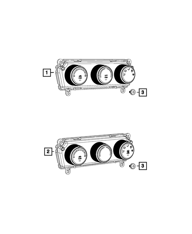7RB64LXFAB - Electrical: A/c And Heater Control for Mopar Image image