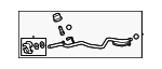 887100E820 - HVAC: Rear Suction Hose for Lexus Image
