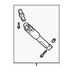 52610S3YJ02 - : 2000-2006 Honda Insight - Shock Absorber Assembly Rear for Honda: Insight Image