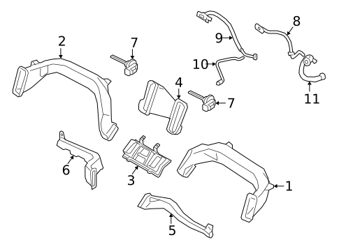 Ducts for 2022 Volvo C40 Recharge #0