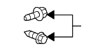 11604438 - Body: Lower Hinge Bolt for GM Image