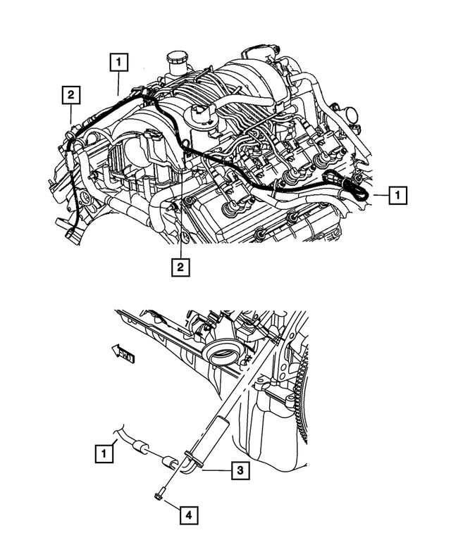 6501373 - Engine: Hex Head Bolt for Mopar Image
