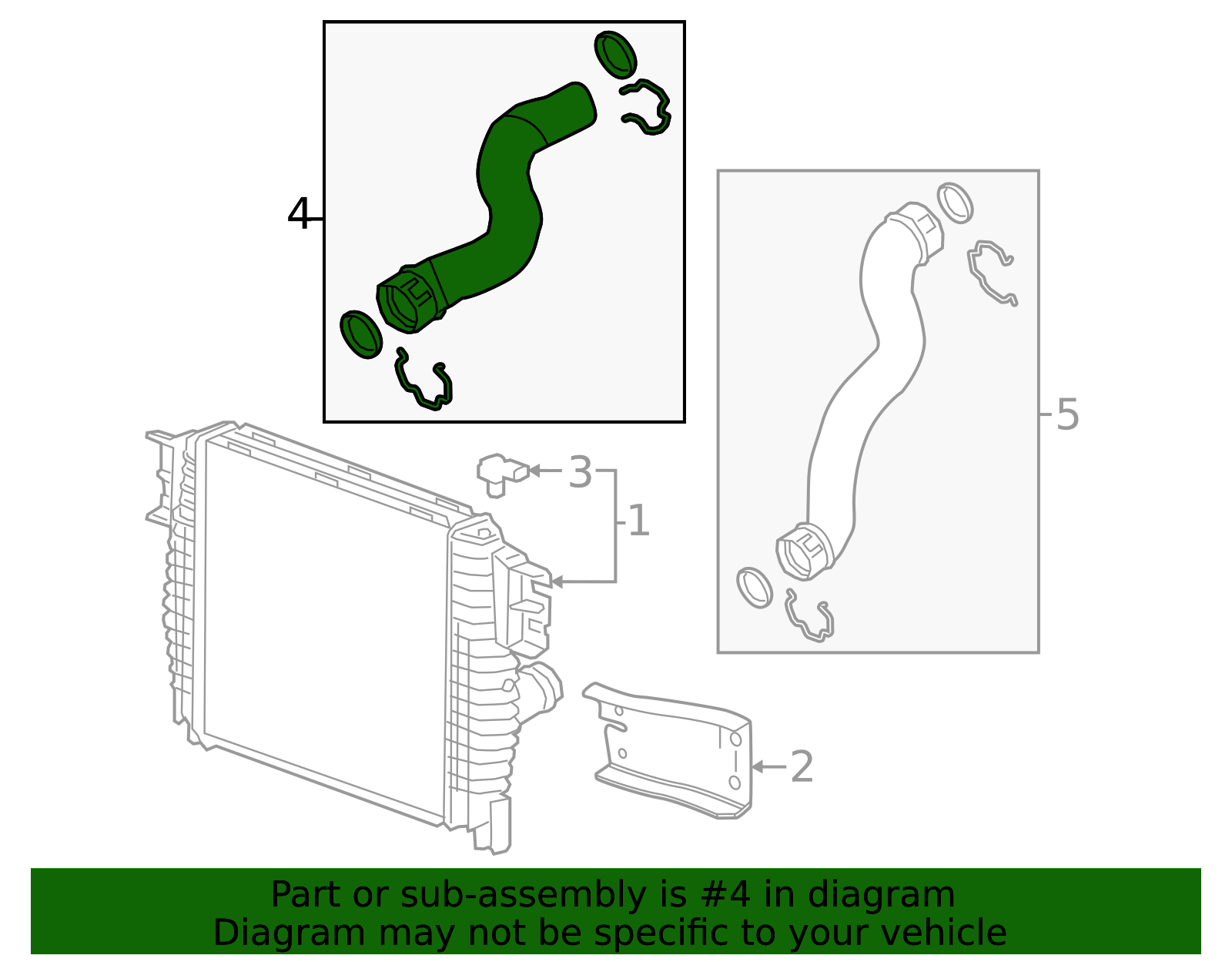 2023-2026 GM Air Inlet Tube 86554209 GM | GMPartsDirect.com
