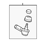 48564W000P - Steering: Outer Tie Rod for Mitsubishi Image