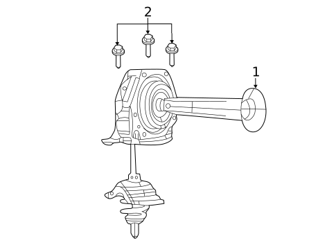 Spare Tire Carrier for 2024 Ram 1500 #0