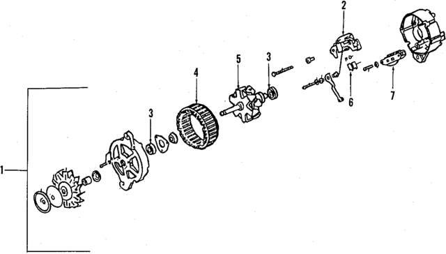 B36618300R00 - : Alternator for Mazda Image
