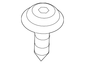 155305933 - Body: Fender Liner Clip for Nissan: 370Z, Altima, ARIYA, Armada, Cube, Frontier, GT-R, Juke, Kicks, Kicks Play, LEAF, Maxima, Micra, Murano, NV1500, NV200, NV2500, NV3500, Pathfinder, Qashqai, Quest, Rogue, Rogue Select, Rogue Sport, Sentra, Versa, Versa Note, Z Image