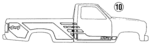 F1TZ1020000BJ - Body: Stripe Tape for Ford: Ranger Image