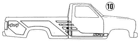 Stripe Tape for 1991 Ford Ranger #4