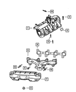 53030952AB - Engine 4.7L Eight Cylinder: Intake Manifold for Mopar Image
