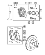 5093278AA - Service Brakes: Bleeder Cap for Dodge: Dakota | Jeep: Commander, Grand Cherokee, Liberty, Wrangler Image