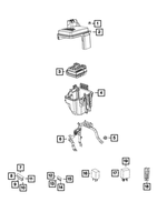 6107050AA - Electrical: Nut for Ram: ProMaster 1500, ProMaster 2500, ProMaster 3500, ProMaster EV Image