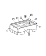 5139863AA - Mopar Accessories - Component Parts: Tonneau Cover Assy for Mopar Image image