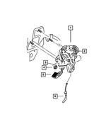 52010176AG - Brakes: Parking Brake Lever Assembly for Mopar Image