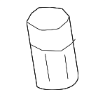 533840R030 - Body: Hood Bumper for Toyota: Corolla, GR Corolla, Grand Highlander, Land Cruiser, Prius, Prius AWD-e, Prius Prime, Prius V, RAV4, RAV4 Prime Image