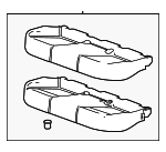 22800855 - Body: Cushion Assembly for Chevrolet: Impala Image