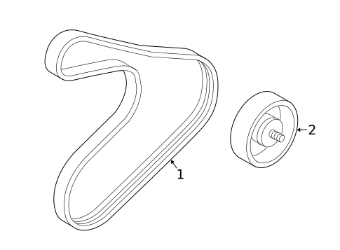 Belts & Pulleys for 2019 Hyundai Veloster #0