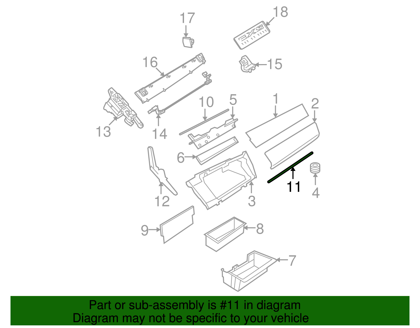 Mount Kit - BMW (72129145017)
