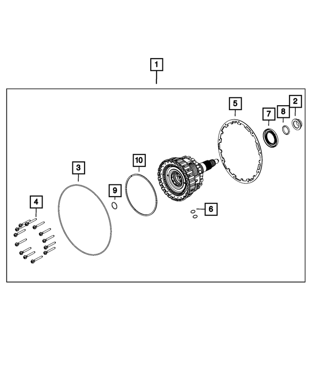 « 6510050AA – Transmission : Yoke Retaining Nut pour Mopar Image »