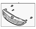 GD7A50710C - : Grille Assembly for Mazda: 626 Image