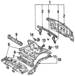 8944660687 - : Floor Pan for Isuzu Image