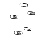 MB911495 - Brakes: Wheel Stud for Chrysler: Sebring | Dodge: Avenger, Caliber, Colt, Stealth, Stratus | Jeep: Compass, Patriot Image