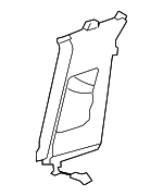 3D5867243T5S5 - Body: Upper Center Pillar Trim for Volkswagen: Phaeton Image