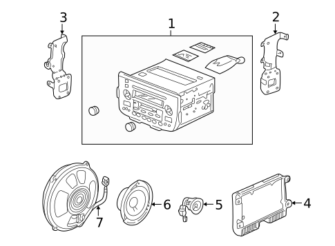 Sound System for 2002 Acura MDX #1