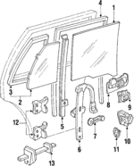 72016SH3305 - : Window Handle for Honda Image