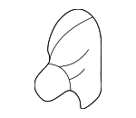 16815619 - Body: End Cover for Buick: LeSabre | Cadillac: DeVille, Seville | Oldsmobile: Aurora | Pontiac: Bonneville Image