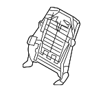 52107250073 - Body: Seat Back Frame for BMW: X5, X6 Image