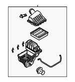 7L1Z9600A - : Air Cleaner Assembly for Ford Image