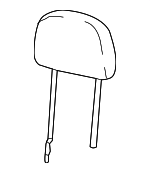 1RW80DK2AA - Body: Headrest for Jeep: Compass, Patriot Image