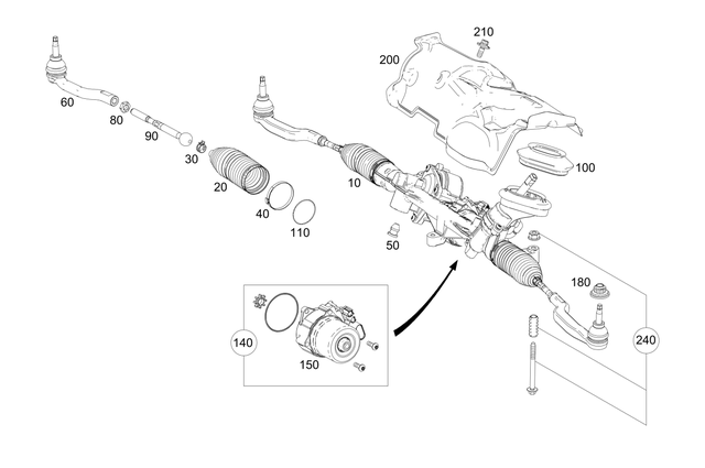 39980150 - Steering: Stop Plug for Mercedes-Benz Image image