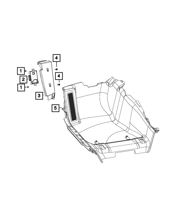 « 68528334AB – Electrical : Commande De Boîte De Transfert Module pour Mopar Image »