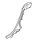 8Y0867767A4PK - : Lower Quarter Trim for Audi: A3, A3 Quattro, RS3, S3 Image