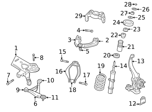 Suspension Components for 2003 Chrysler Sebring #0